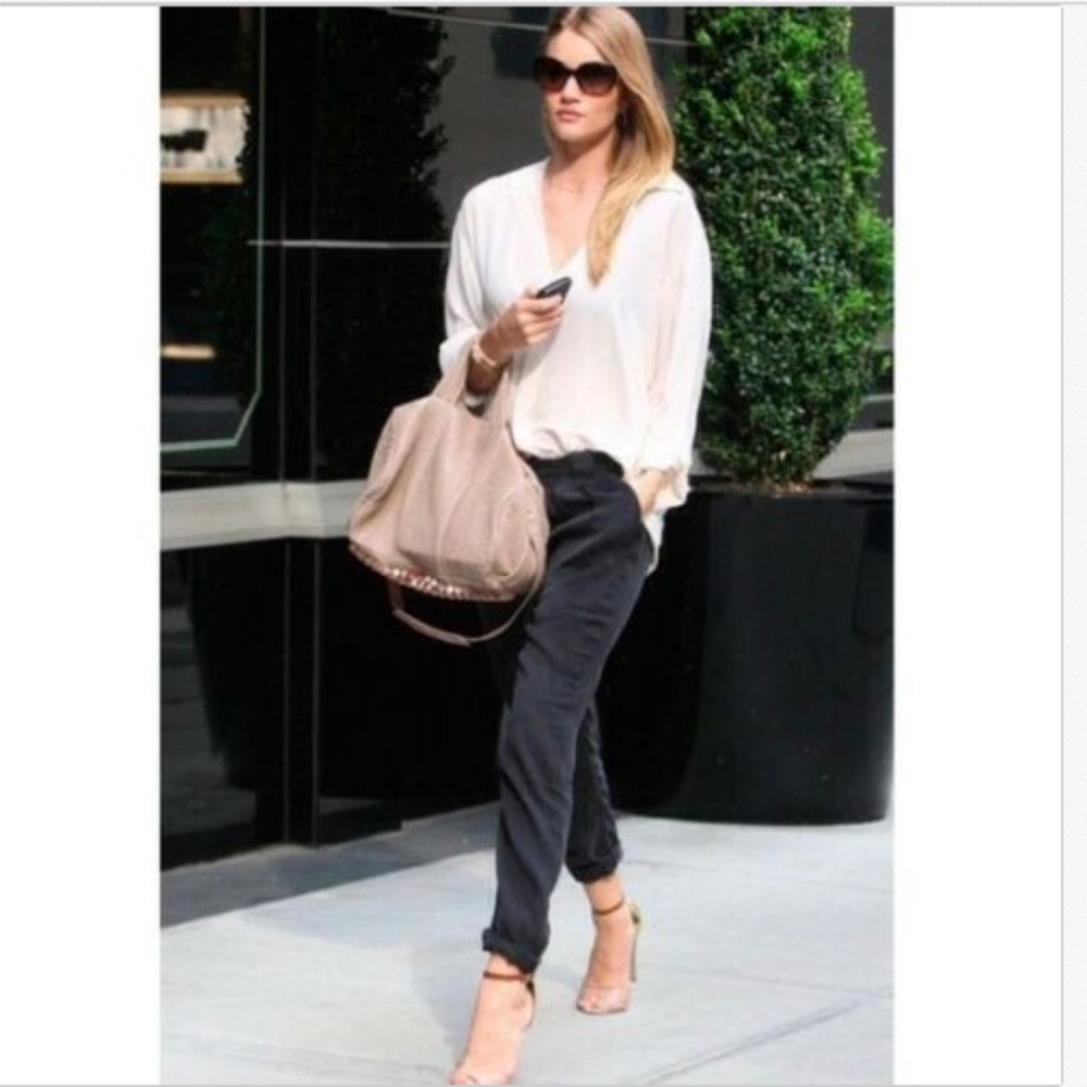 CAbi Bianca 520 Washed Black Jogger Pants